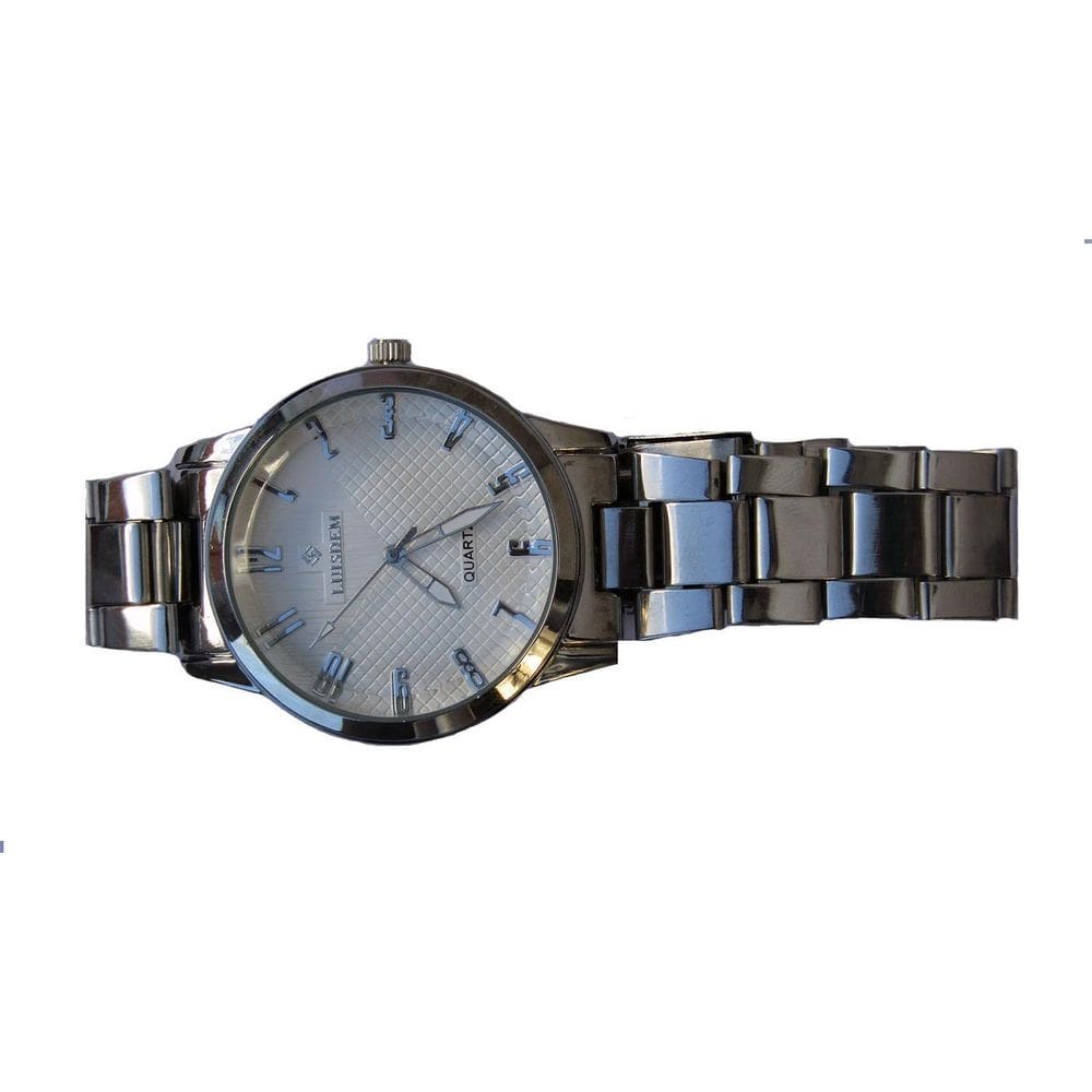 Relogio Feminino Analogico Quartzo Com Pulseira Prateada