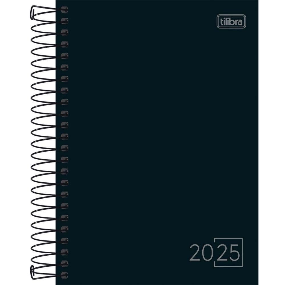 Agenda Espiral Capa Dura Spice 2025 - 14x20cm - Tilibra