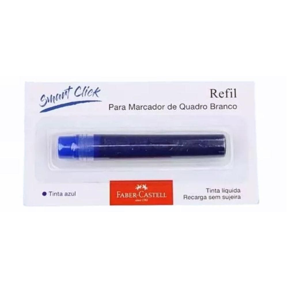Refil Pincel Marcador Quadro Branco Faber-castell Azul