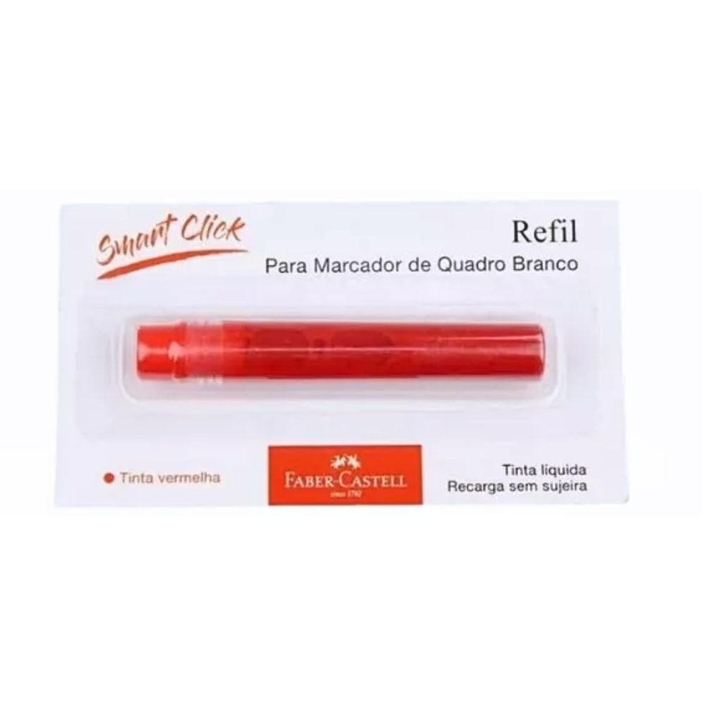 Refil Pincel Marcador Quadro Branco Faber-castell Vermelho