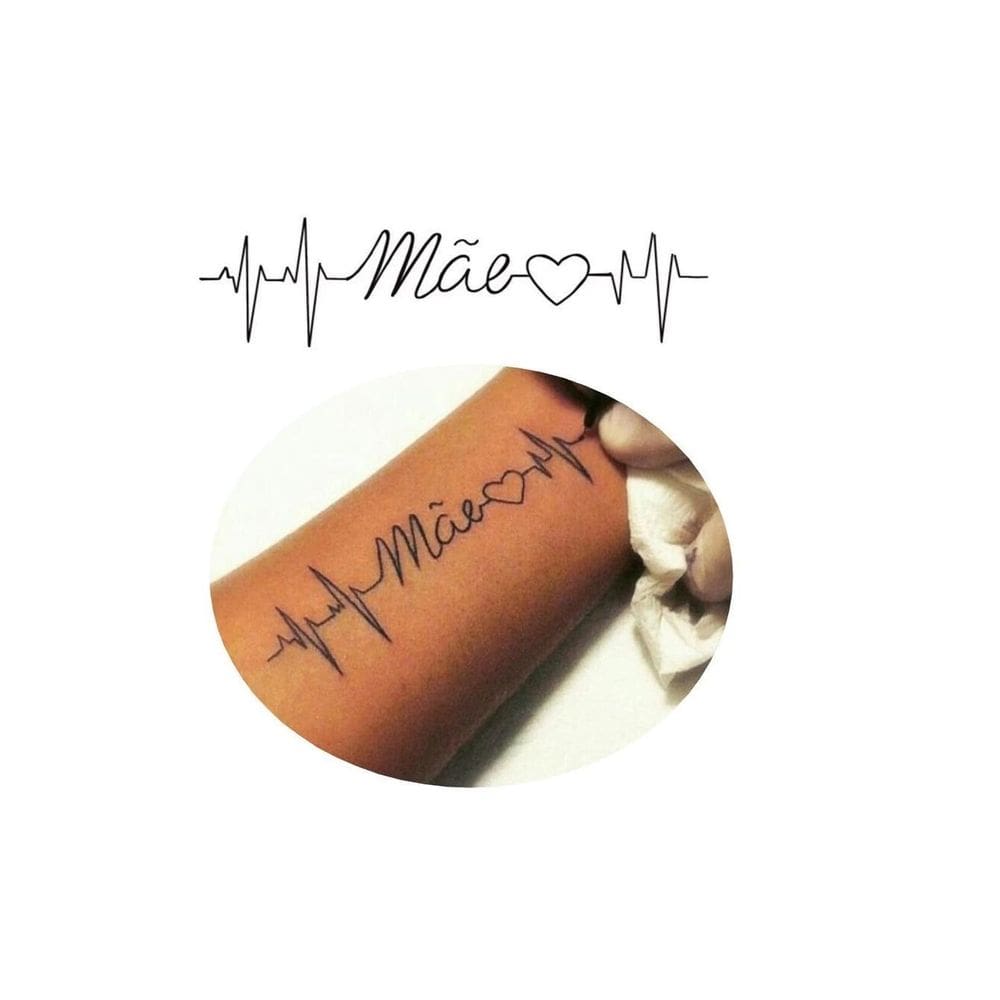 Tatuagens Temporária Homenagem Aniversário Dia Dos Pais Mães