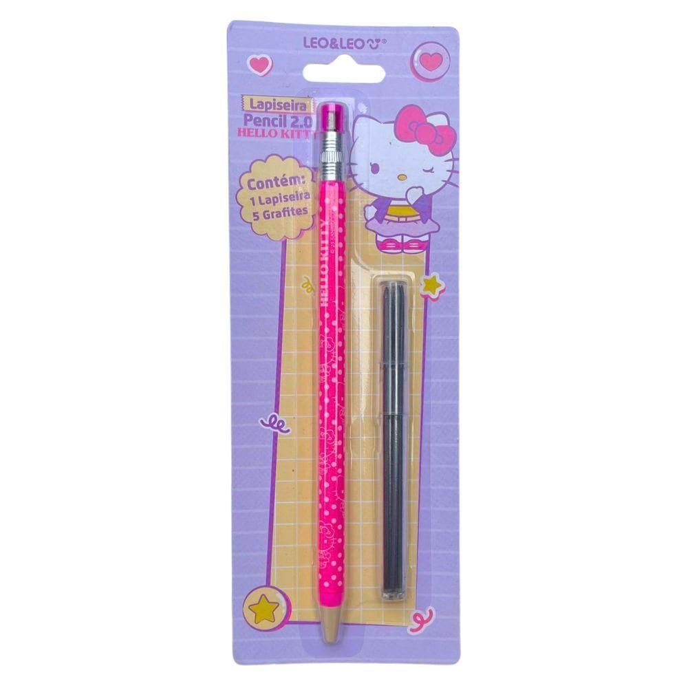 Lapiseira Pencil 2.0mm Hello Kitty Leo&leo Rosa
