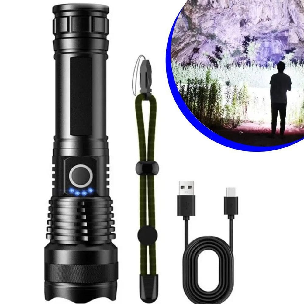 Lanterna Led Recarregável Impermeável