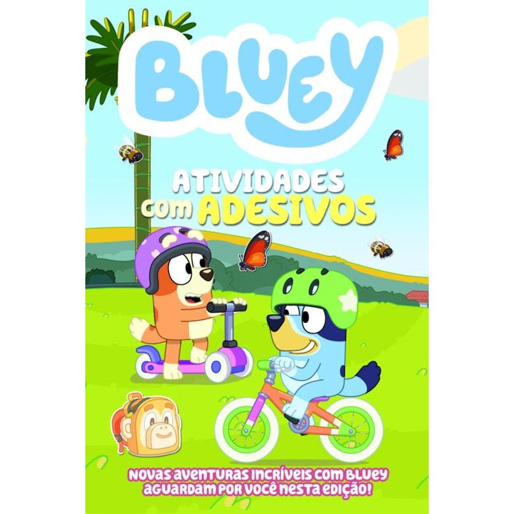 Bluey Atividades com Adesivos