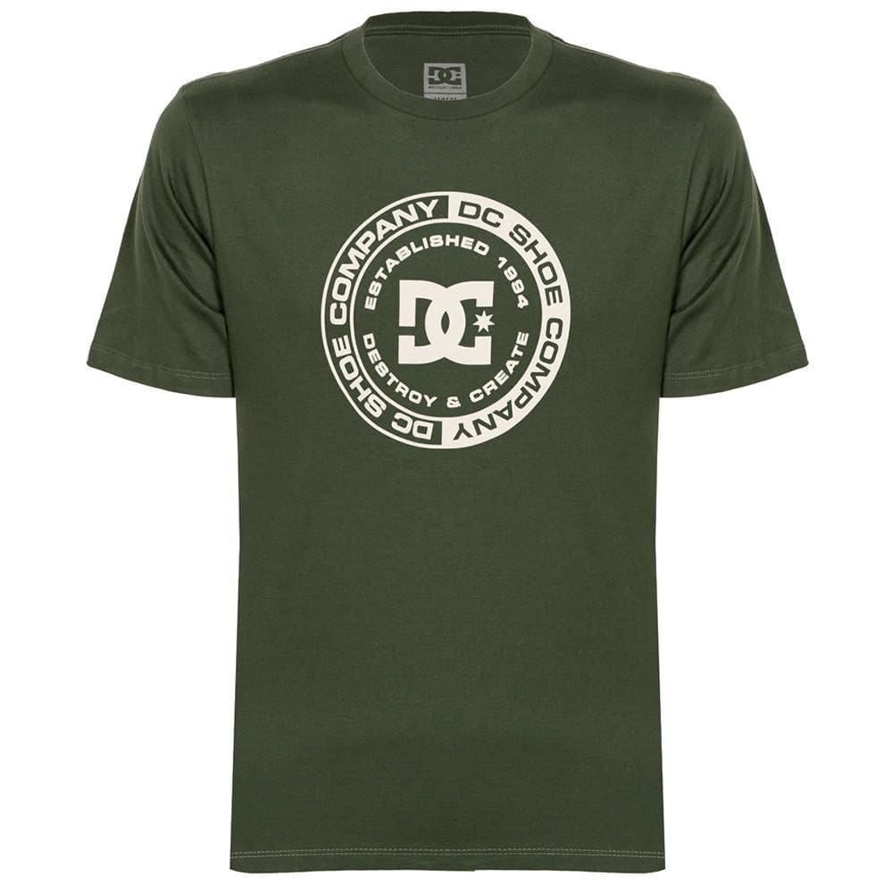 Camiseta DC Shoes DC Corpo Plus Size SM25 Verde Escuro