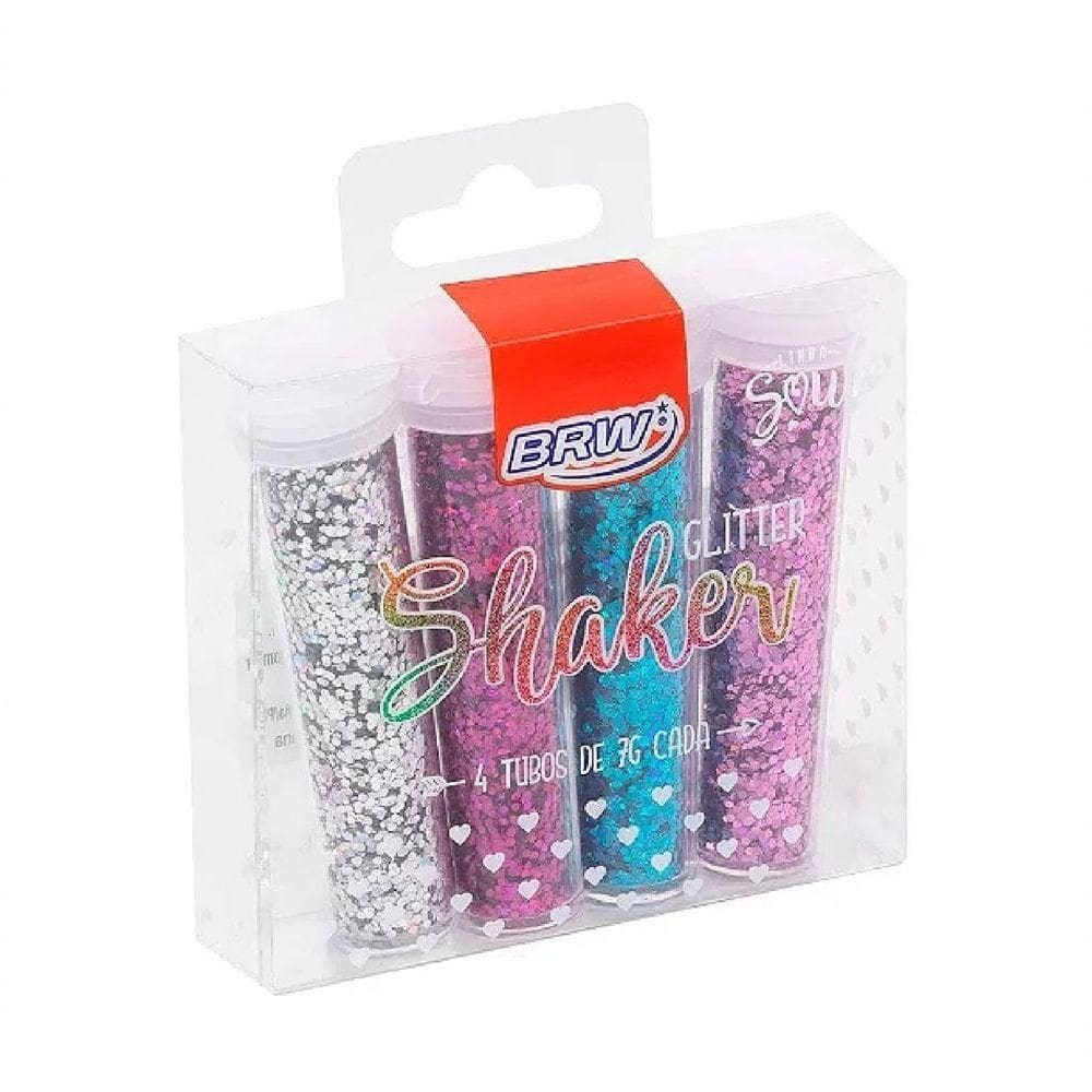 Glitter Shaker Fashion 4 Cores ? 7g Cada - Brw Unica Glitter Shaker Fashion 4 Cores ? 7g Cada - Brw