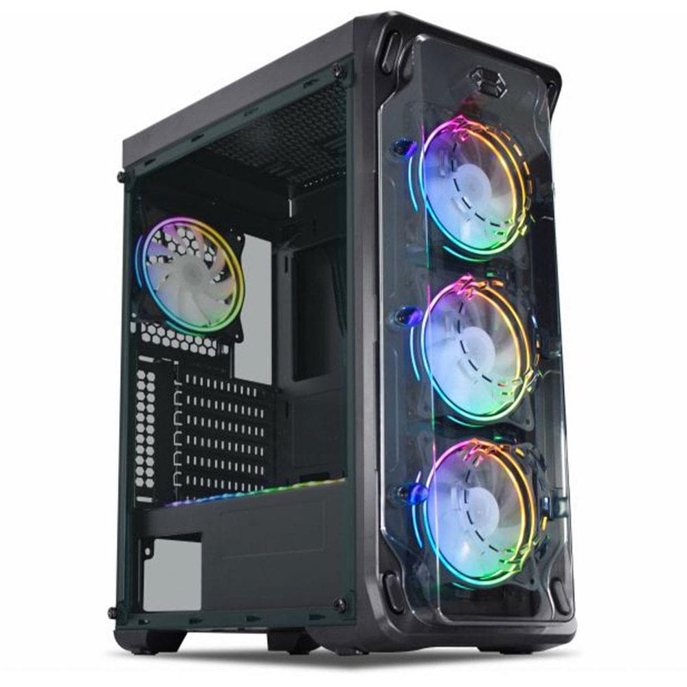 Gabinete Gamer K-Mex, A1B1 Trooper, Argb, Atx, Preto