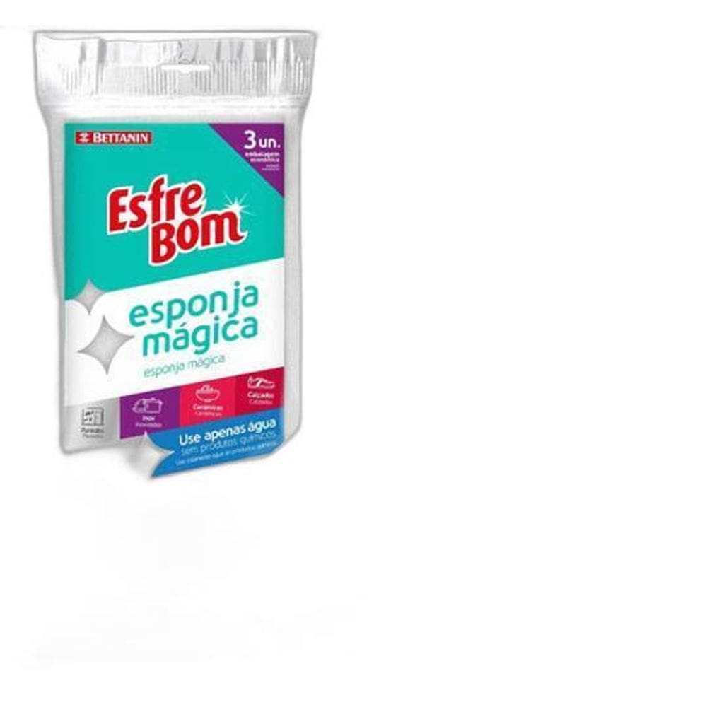 Esponja Magica Esfrebom Bettanin 3 Unidades