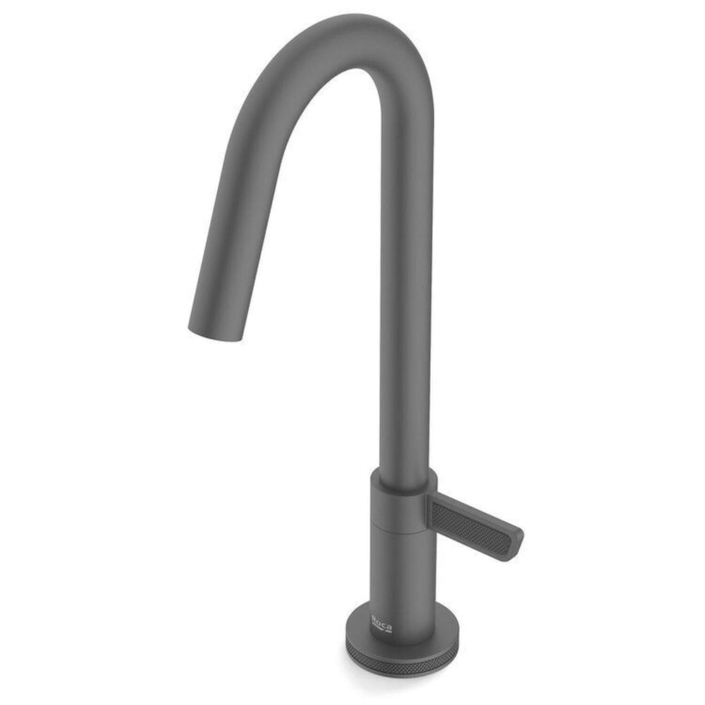 Kit com 2 Torneira para Lavatório de Mesa Bica Baixa Logic Grafite Matte