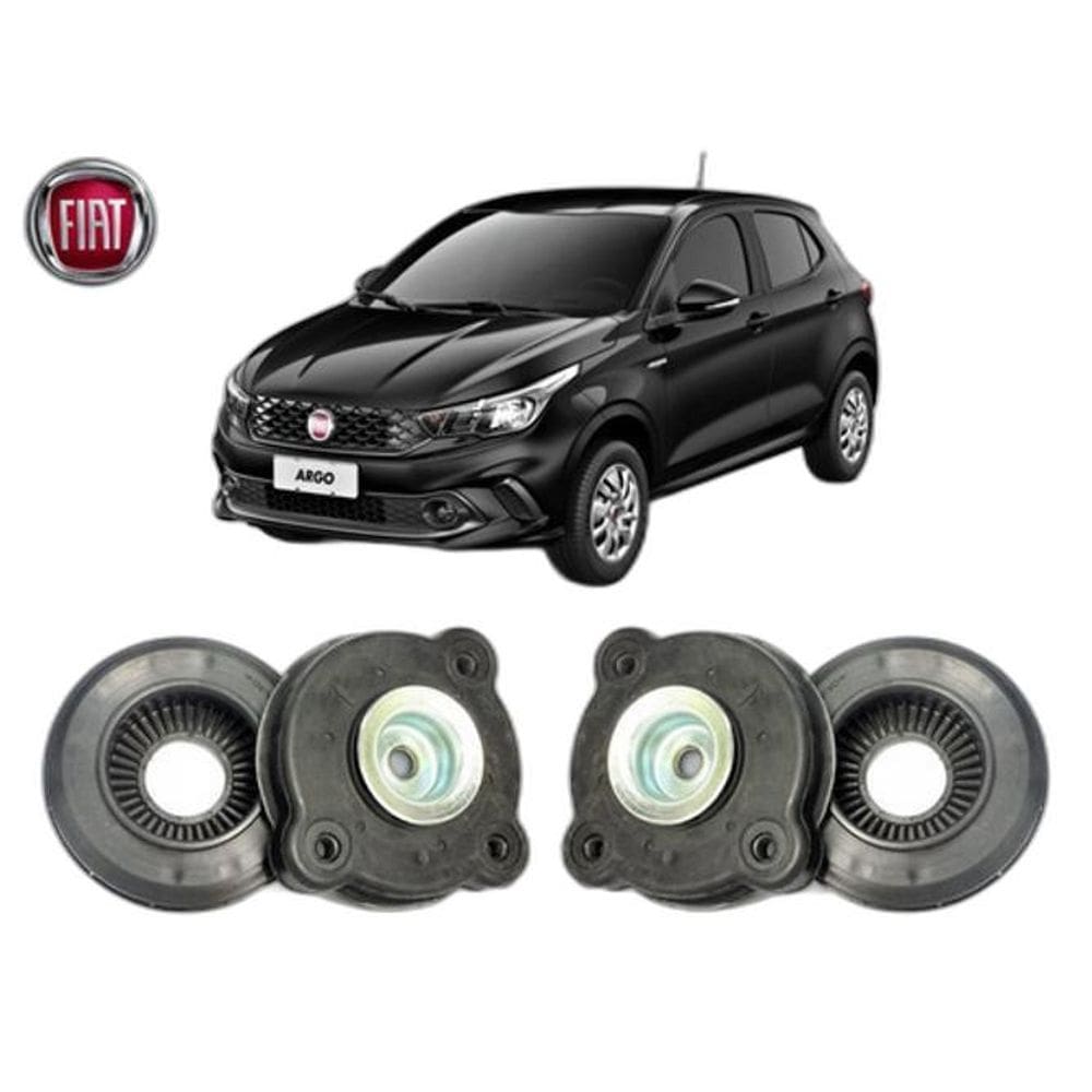 Par Kit Coxim + Rolamento Do Amortecedor Dianteiro Fiat Argo