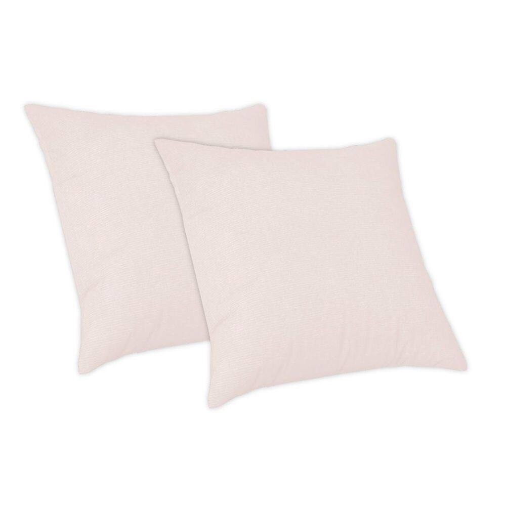 Kit 2 Capas Almofada Decorativa 50X50 Suede Glamour Rose