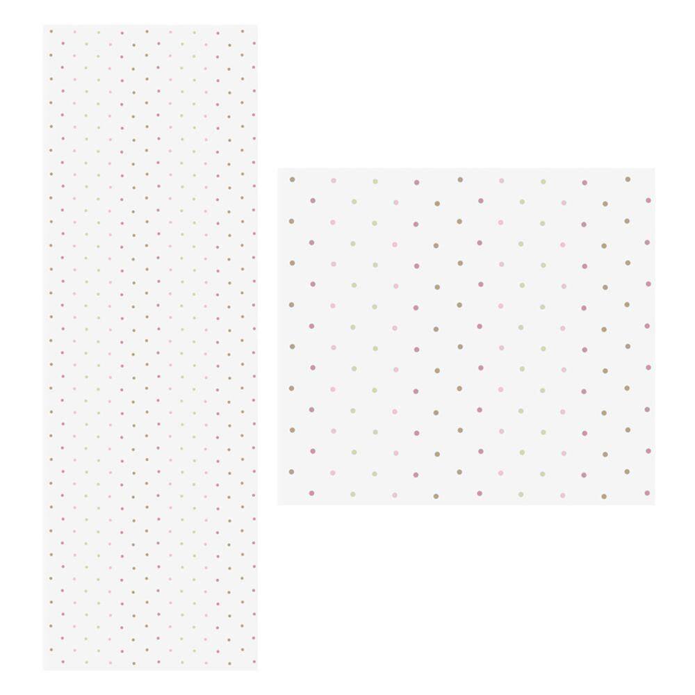 Papel De Parede Adesivo Bolinha 1,5 Metros O Rolo Np360