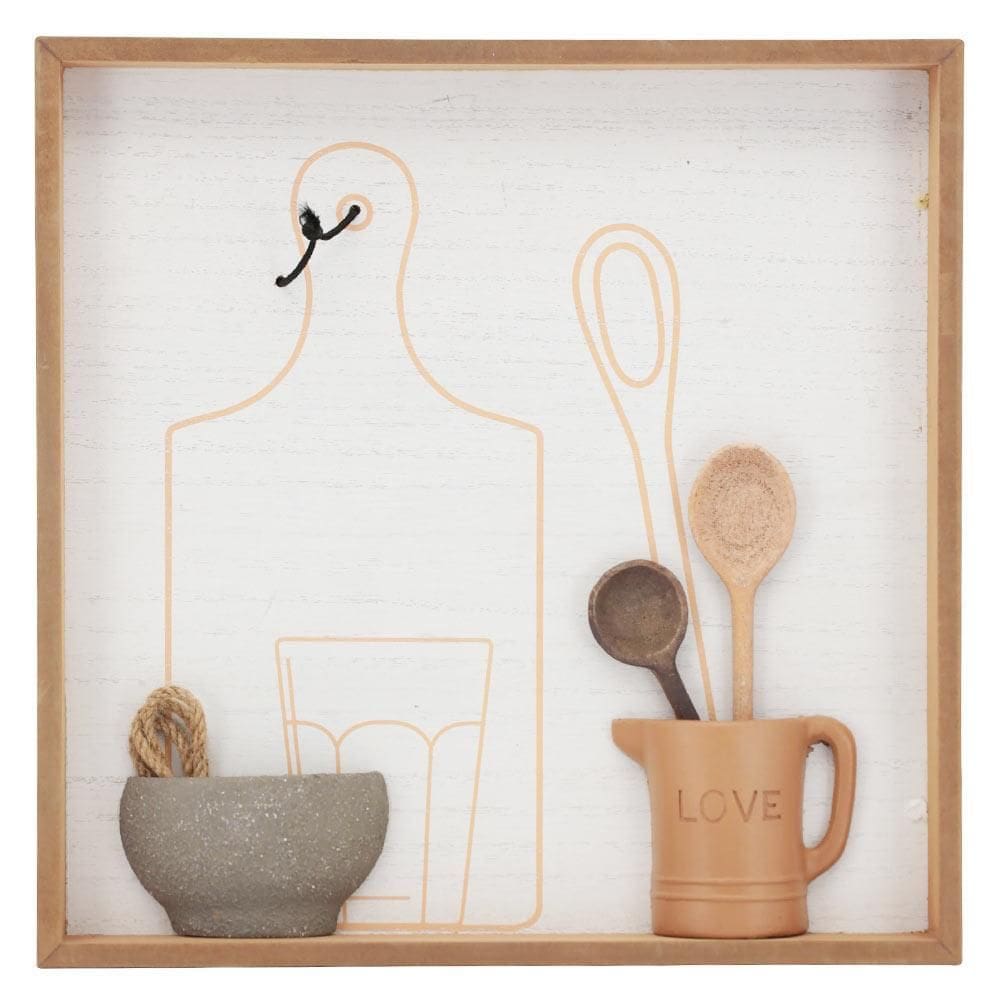 Quadro Adorno Decorativo Love Em Madeira 30Cm Tuut