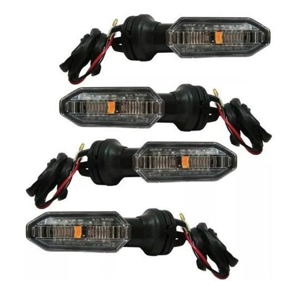 Kit Com 4 Pisca Led Seta Honda Cb Twister 250 2019 Titan Fan
