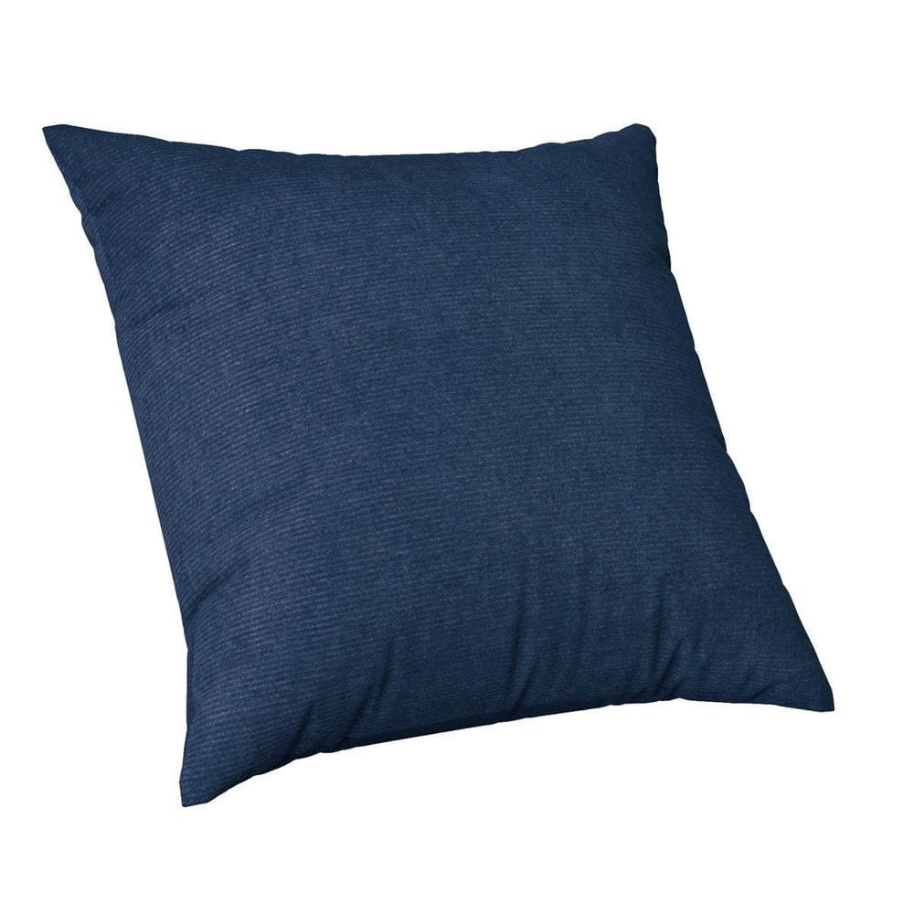 Capa De Almofada Decorativa 50X50Cm Suede Glamour Azul