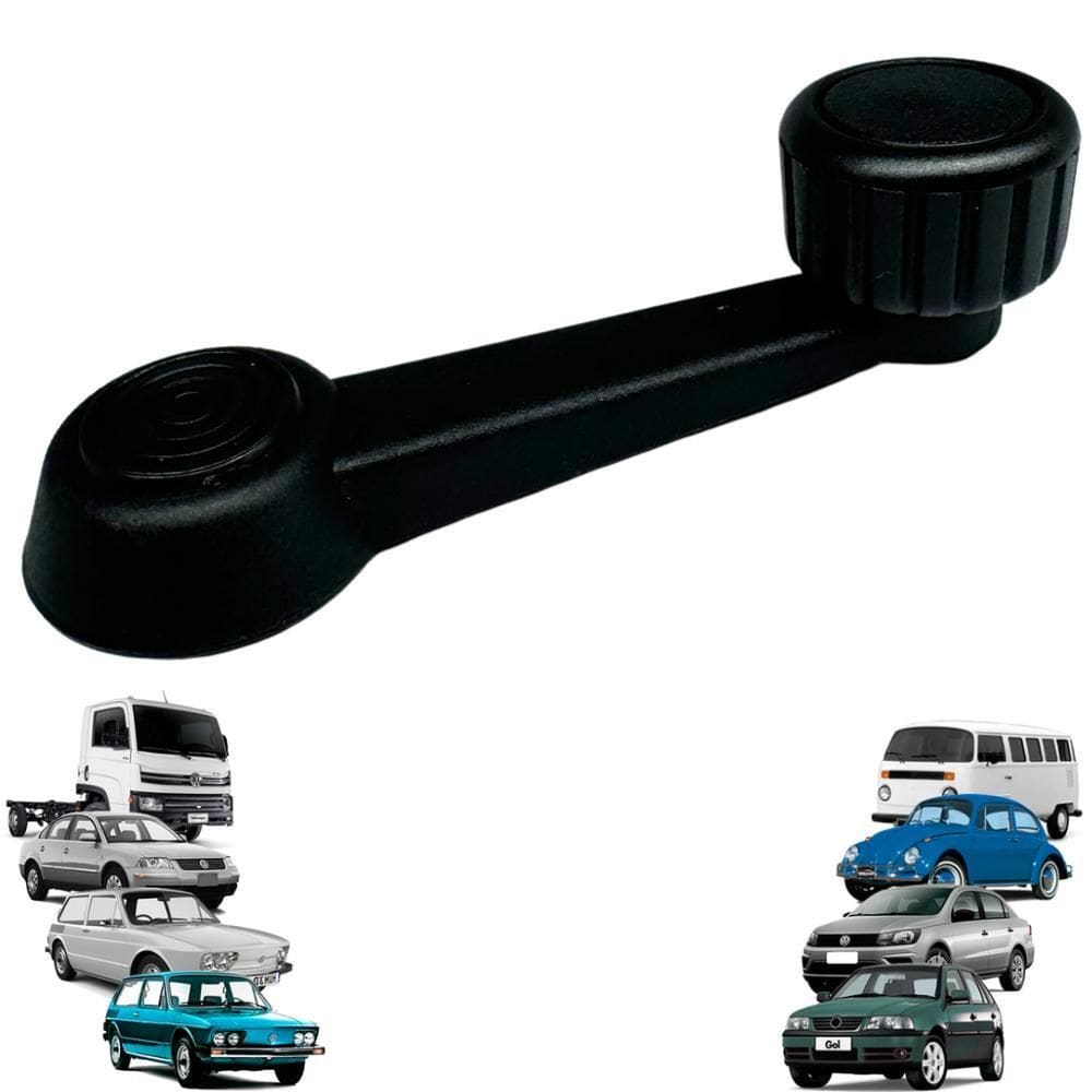 Manivela Vidro Metal Fusca Brasília Kombi Passat Variant Gol