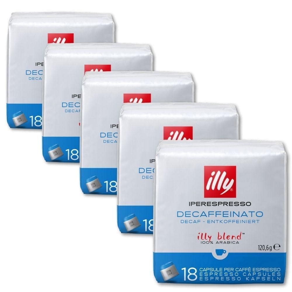90 Cápsulas Café Illy Descafeinado Espresso Iperespresso