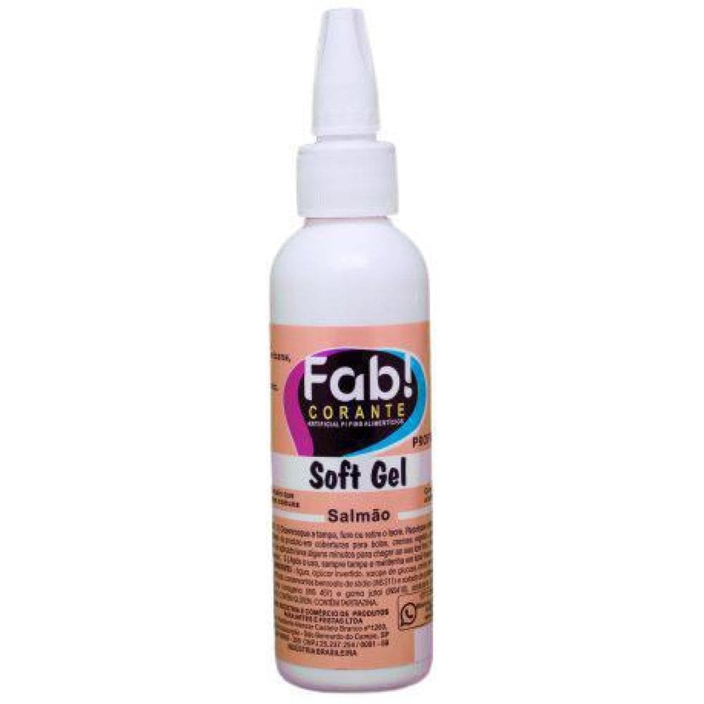 Corante Alimentício Gel Salmão Soft Gel 25G Confeitar