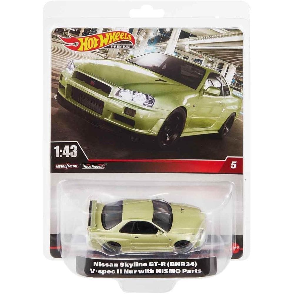 Hot Wheels Premium 1:43 Nissan Skyline Gt-R V-Spec Ii Nismo