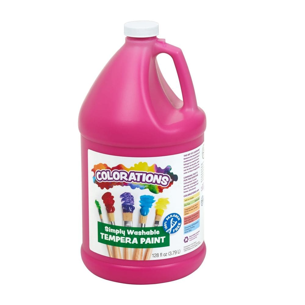 Colorações de pintura: sem parabenos, lavável, têmpera, 3,78 L, magenta