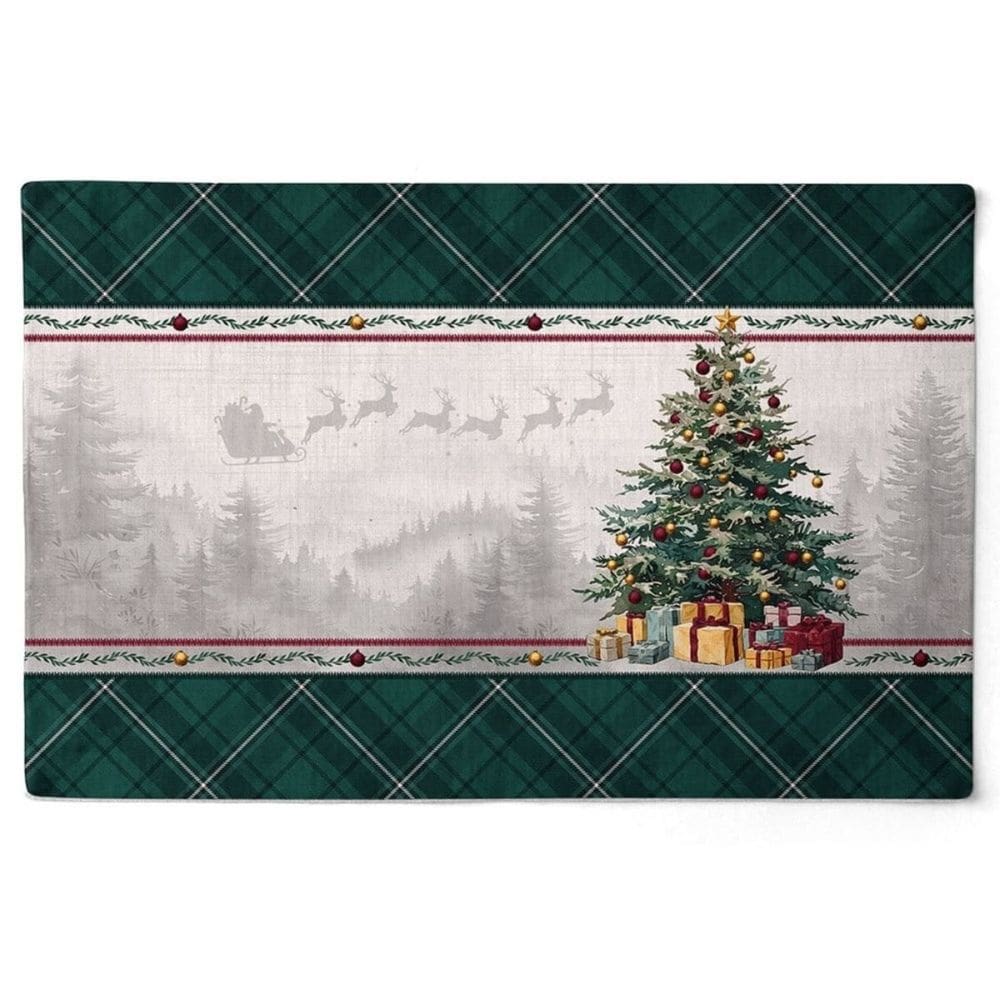 Jogo Americano Natalino Travessia Festiva 48x30,5cm 2Und 535058 Belchior