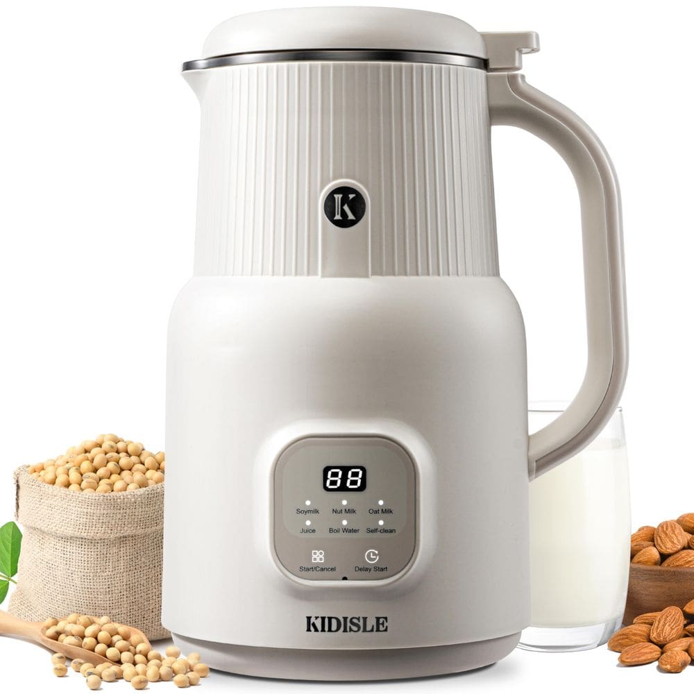 Máquina de leite de nozes KIDISLE 6 em 1 automática de 600 ml caseira