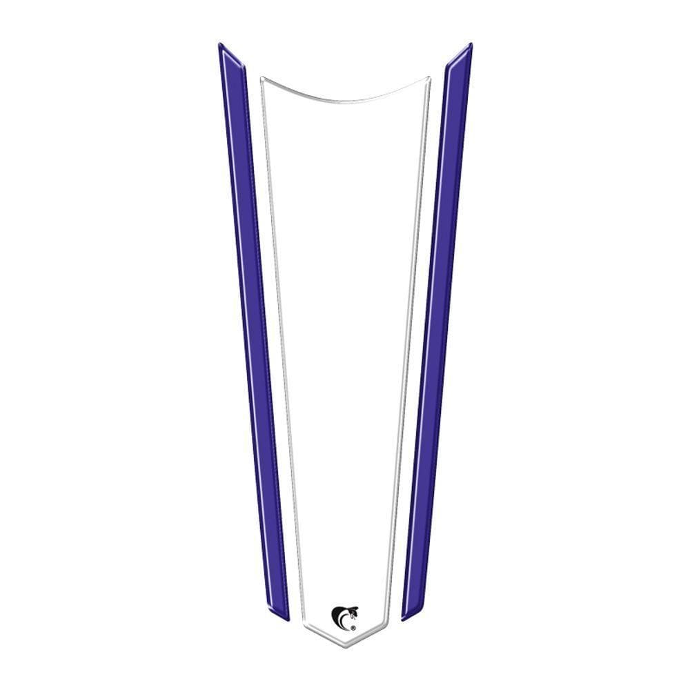 Adesivo Faixa Gravata Resinado Tanque Moto Honda Transparente Branco