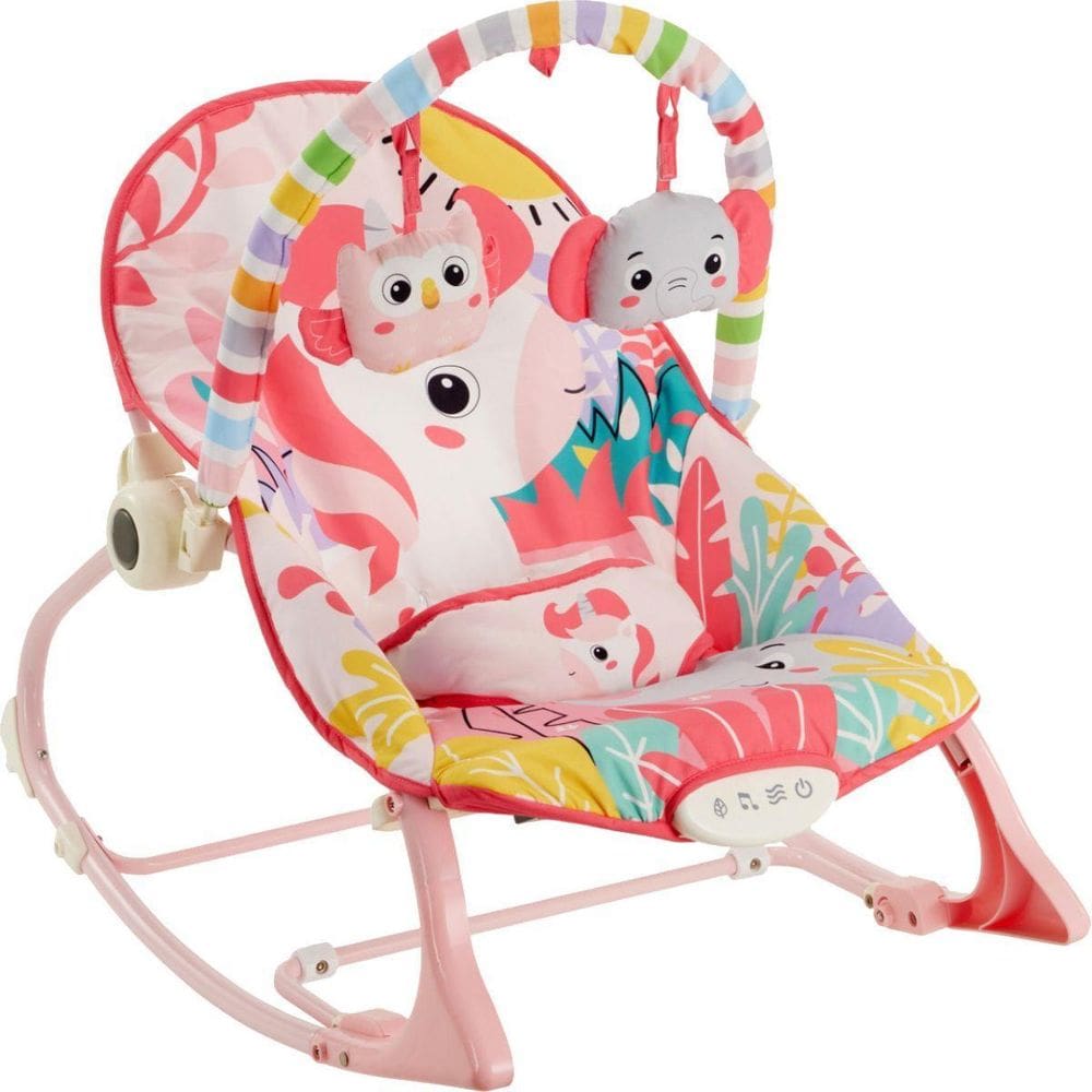 Cadeirinha Descanso Smile Vibratória Ruído Branco O Bebê