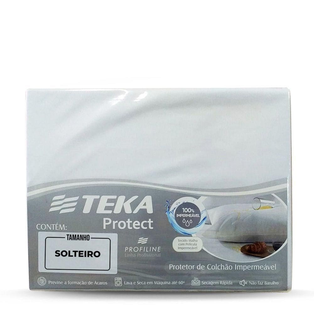 Protetor De Colchão Protect Impermeável Com Elástico 30cm Solteiro