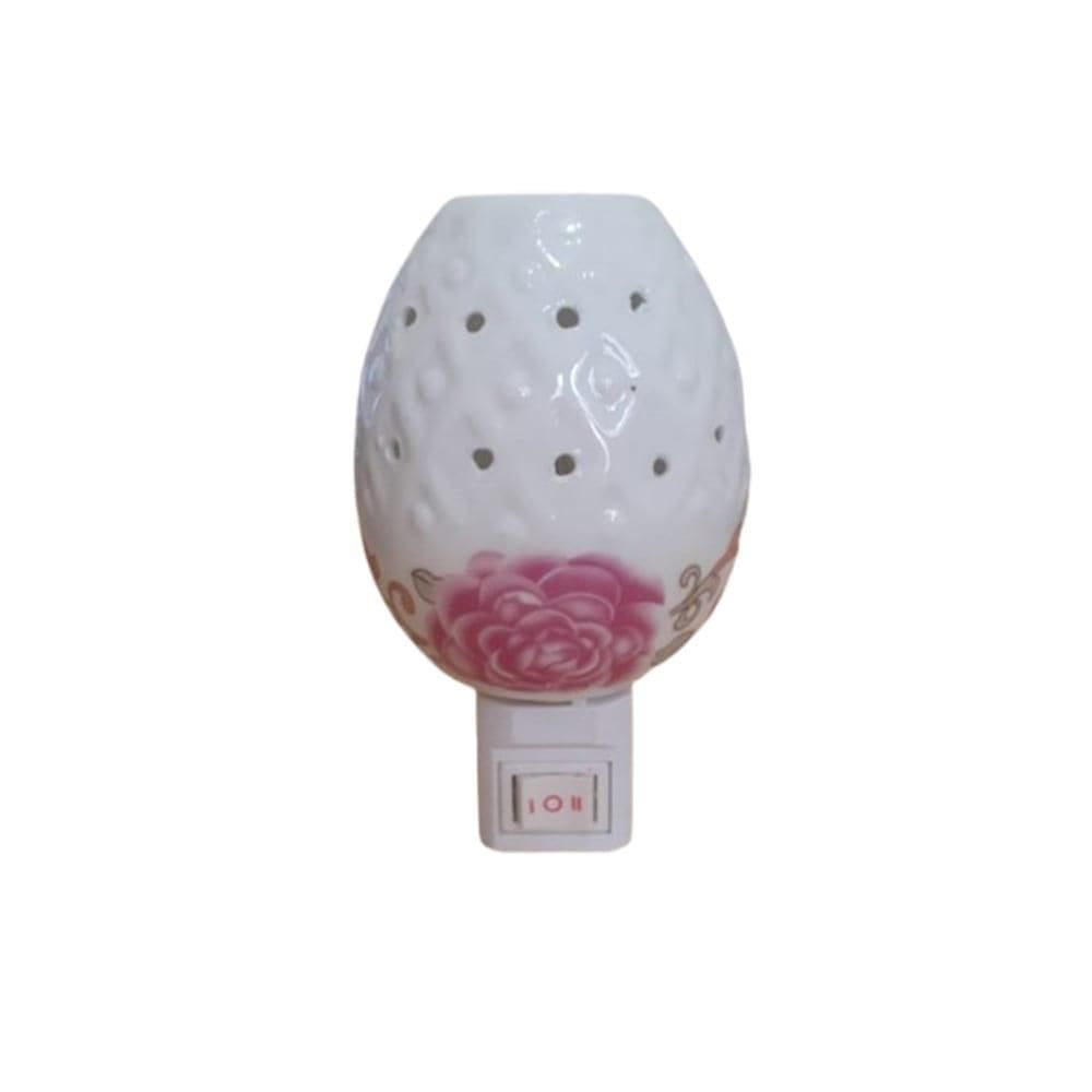 Mini Abajur Luminária Bivolt De Tomada Difusor 2 Estágios