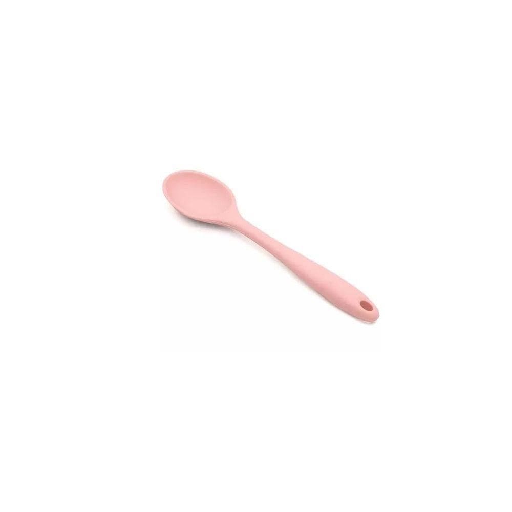 Kit Utensílios De Silicone Rosa Wellmix