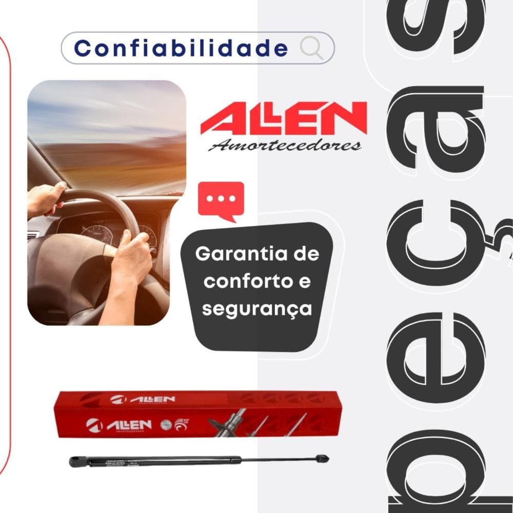 Amortecedor A Gás Tampa Traseira Chery QQ 1.0 1.1 2010-2019
