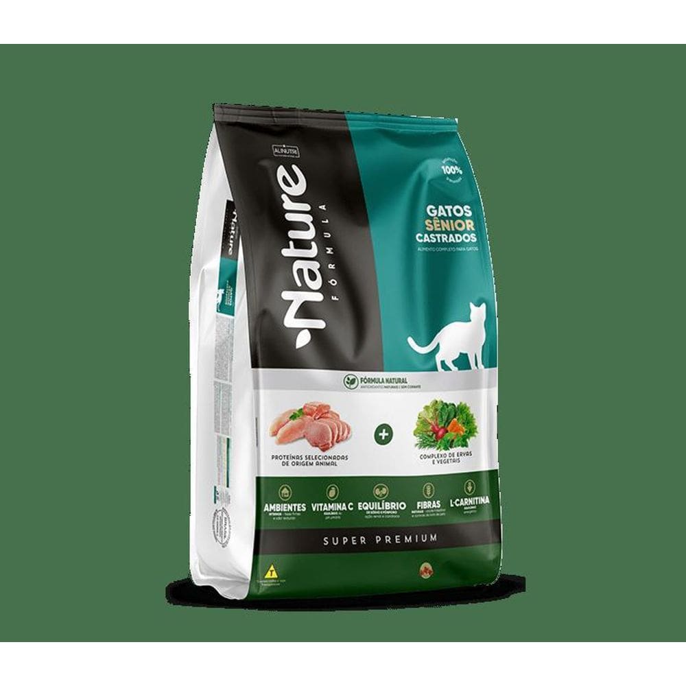 Nature Gatos Castrados Senior Super Premium 3Kg