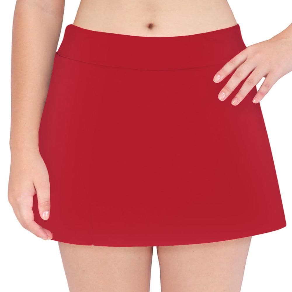 Saia Shorts Head Fio Top Beach Vermelho
