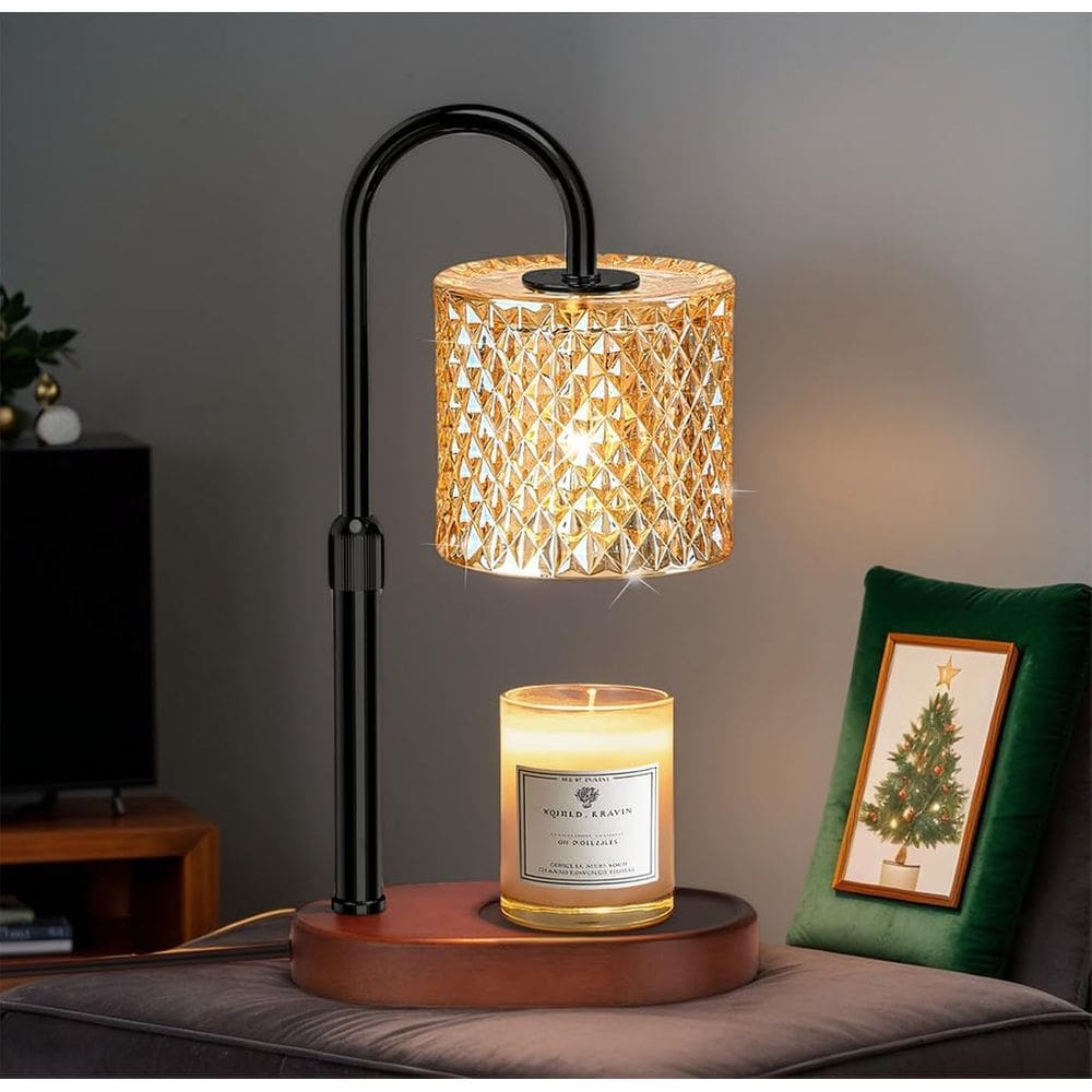 Lâmpada de aquecedor de velas Englure com temporizador e regulador de altura