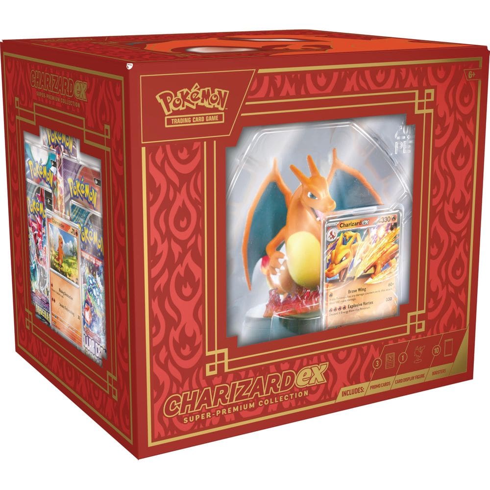 Coleção Super-Premium Pokémon TCG Charizard ex