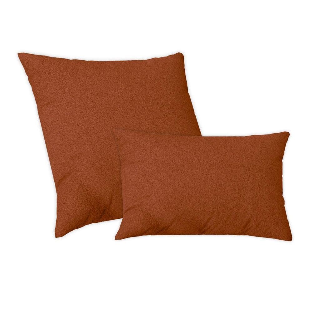Capas Para Almofada Decorativa 50X50 E 50X30 Capri Terracota