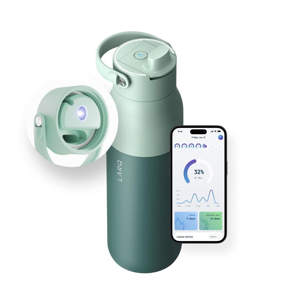 Garrafa de água LARQ Bottle PureVis 2 UV 680mL com limpeza automática
