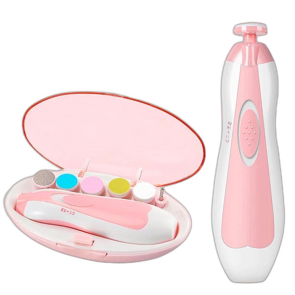 Estojo Completo De Lixadeiras Unhas Bebês 6 Refis Inclusos