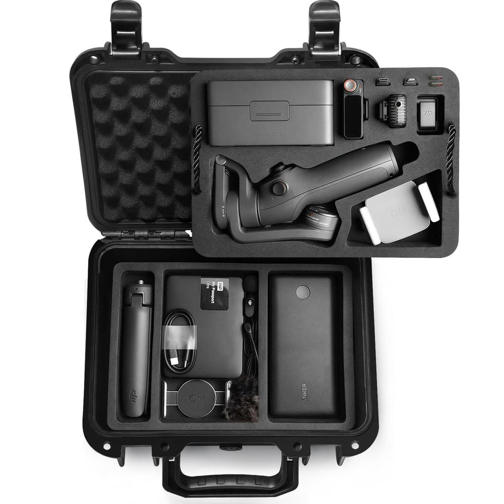 Estojo rígido impermeável Lekufee para DJI Osmo Mobile 6/5 Stabili