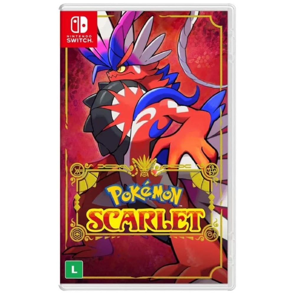 Jogo Pokemon Scarlet Nintendo Switch Midia Fisica