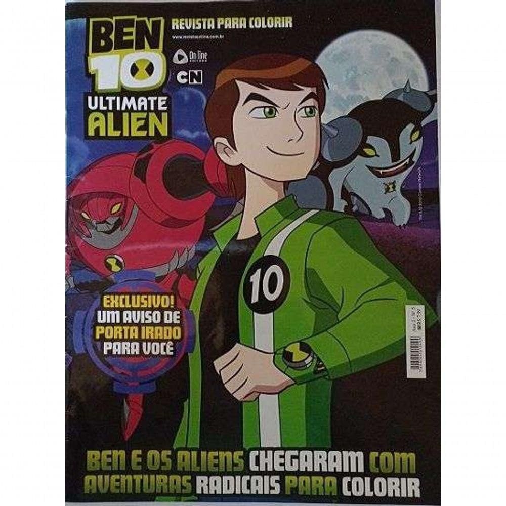 Revista Para Colorir Ben 10 Ultimate Alien Ed. 5