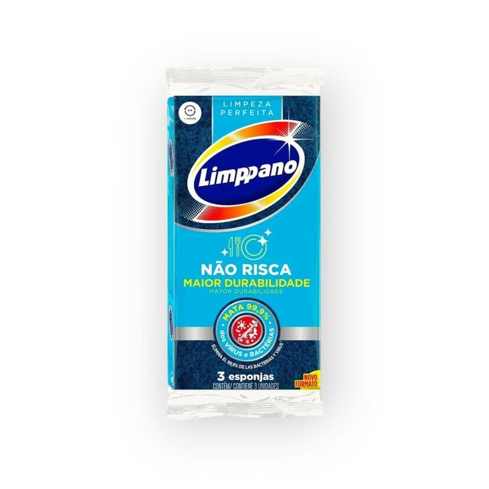Esponja Antiaderente Limppano C/3Un