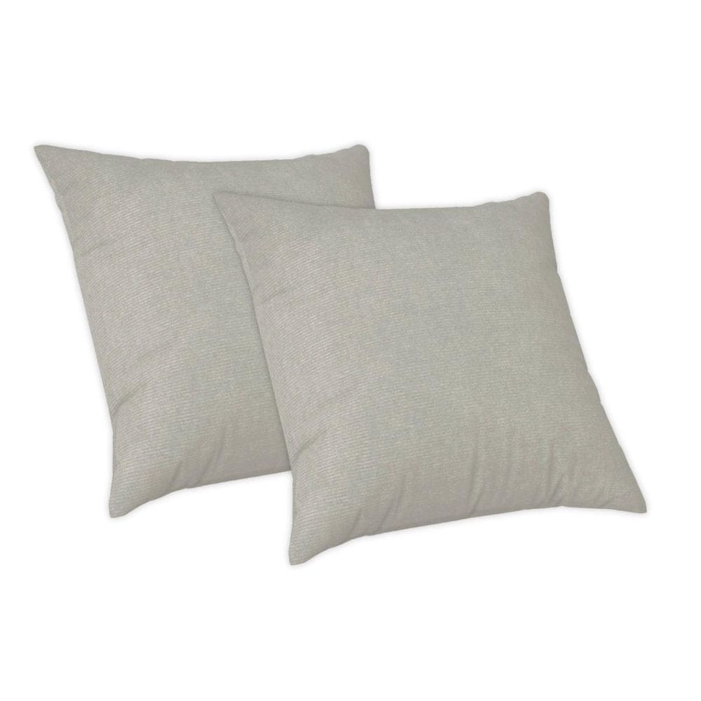 Kit 2 Capas Almofada Decorativa 50X50 Suede Glamour Bege