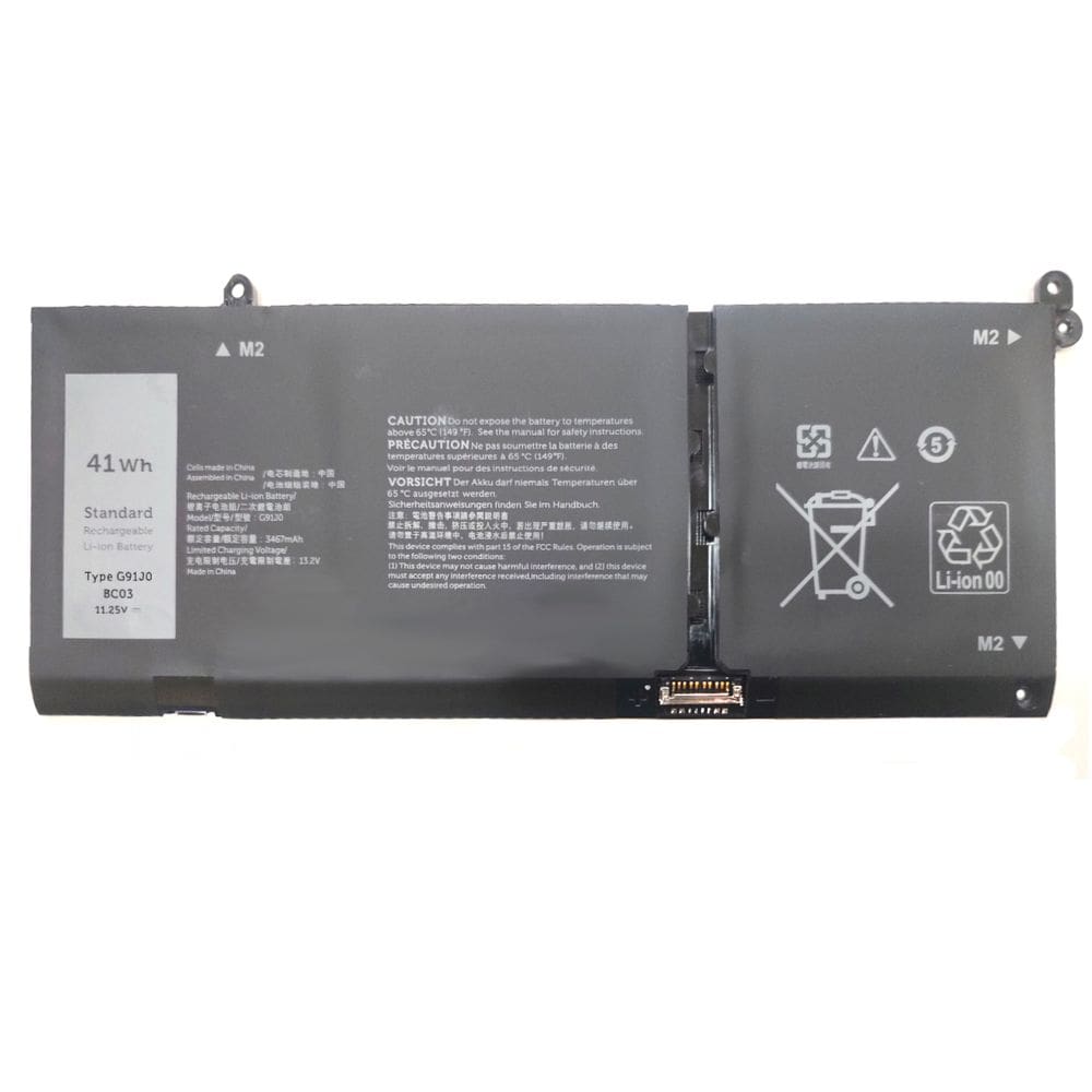 Bateria compatível para Dell Latitude 3320 3420 3520 V6w33 g91jo g91j0
