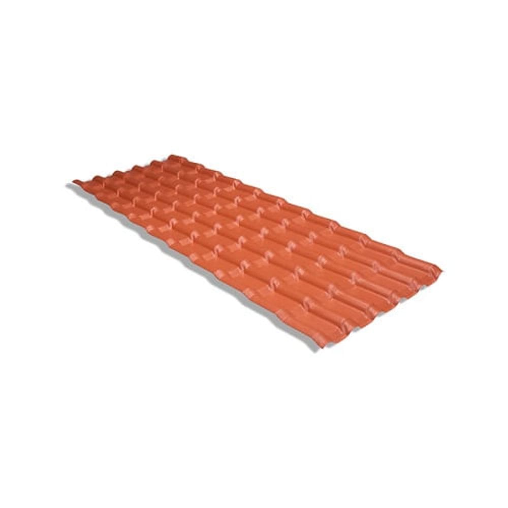 Telha Pvc Colonial Plan 2,41X0,88 Ceramica Nortelit