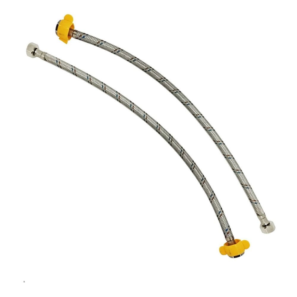 Engate Rabicho Par Mangueira Flexivel Conexao Femea Misturador Monocomando Agua Quente Fria Pia Torneira Banheiro Lavabo Cozinha
