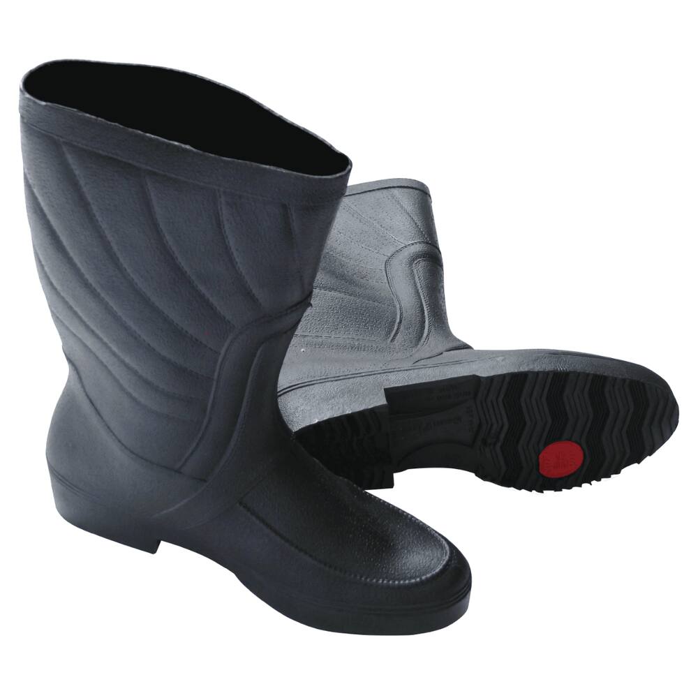 Bota Chuva Borracha (Impermeavel) Preta (Par) Piracapas N.44