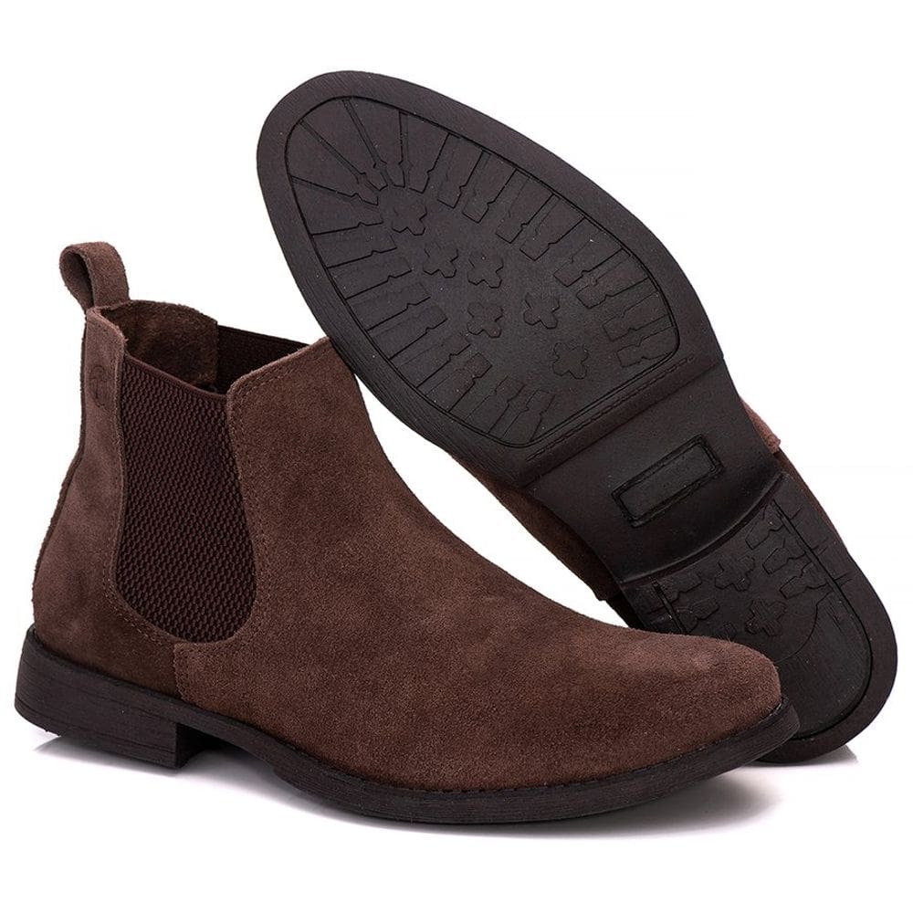 Bota Botina Chelsea Masculino Cafe Polo North