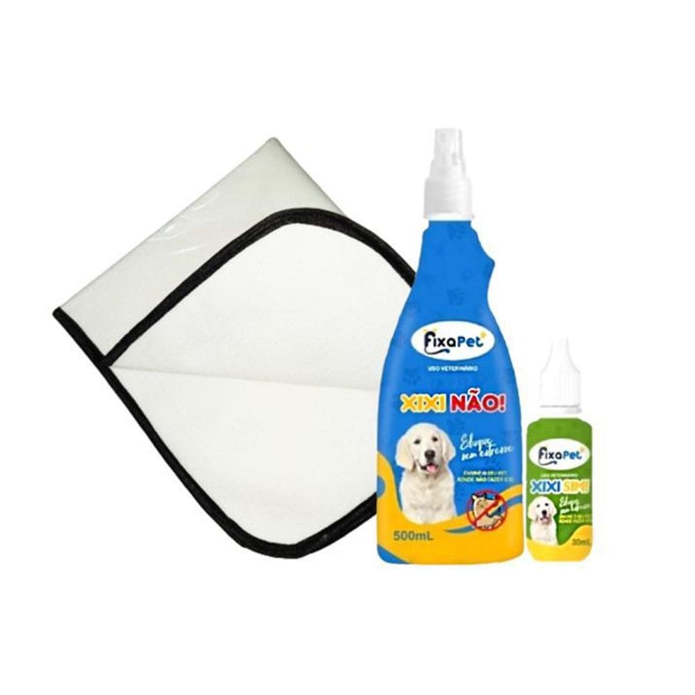 Kit Tapete Reutilizável 2Un G2 120X120 + Spray Educador Pet